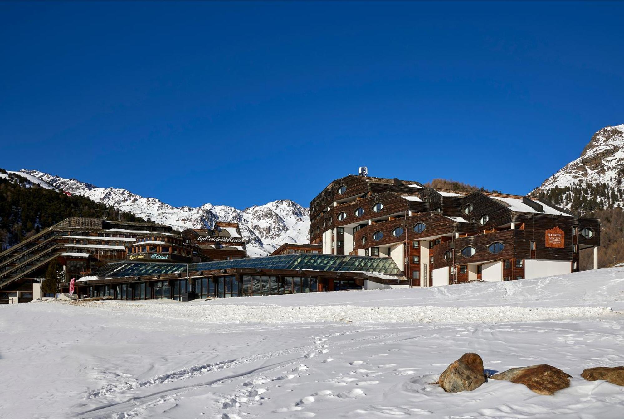 Blu Hotel Senales Zirm-Cristal Maso Corto Kültér fotó