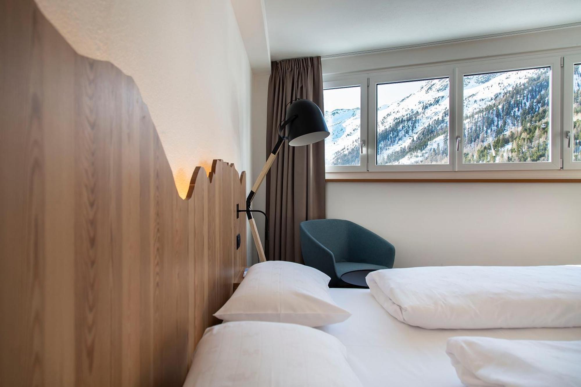 Blu Hotel Senales Zirm-Cristal Maso Corto Szoba fotó