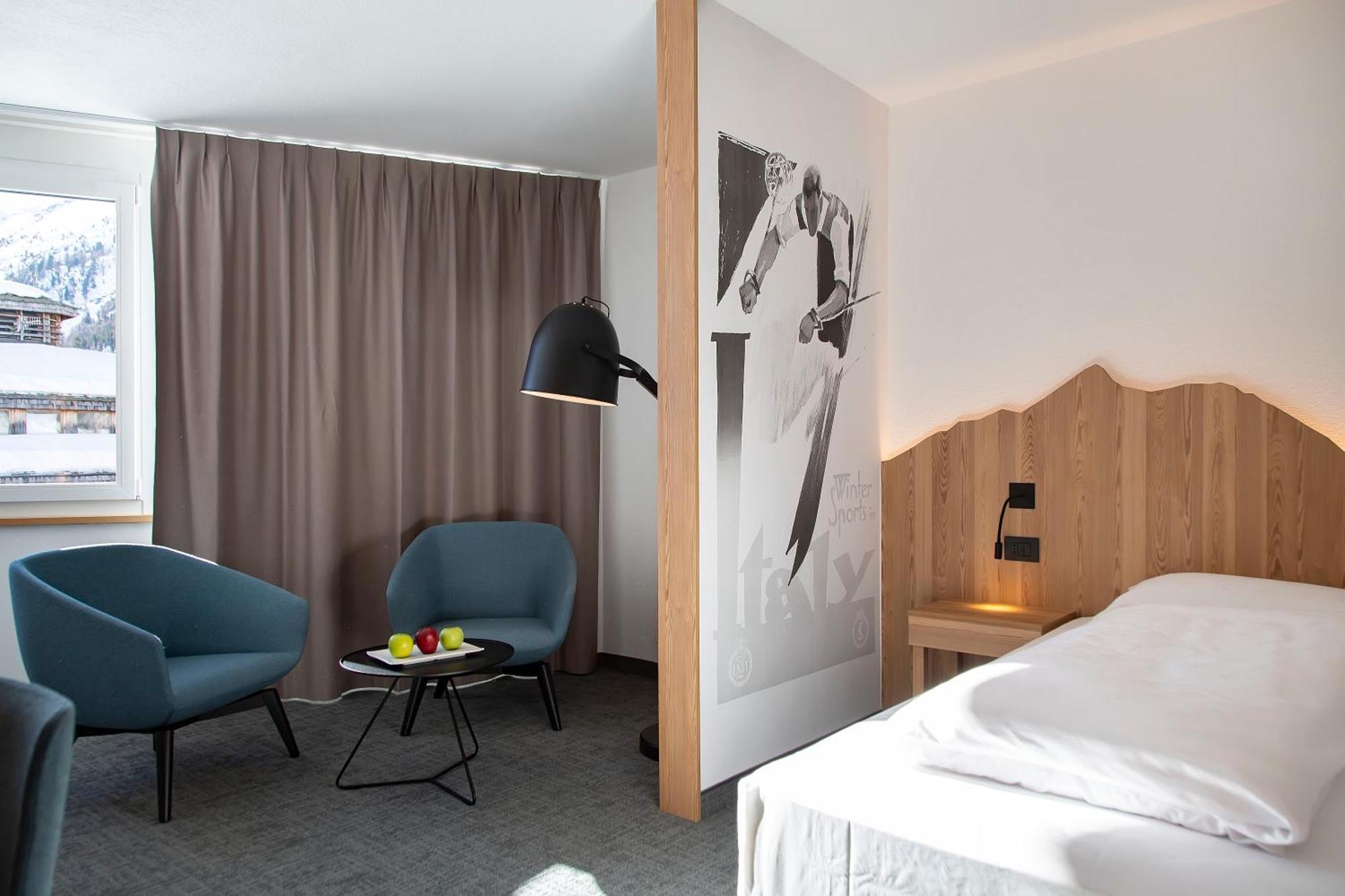 Blu Hotel Senales Zirm-Cristal Maso Corto Szoba fotó